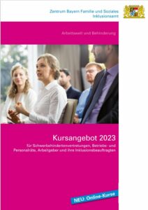 Bilddarstellung Kursangebot 2023 Inklusionsamt